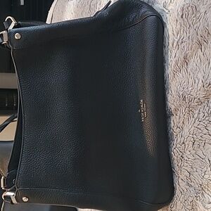 Kate Spade Black Pebbled Leather Handbag Large